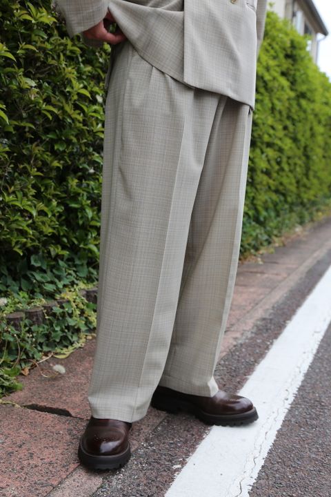 YOKE SIDE OPEN COUBLE-BREASTED JACKET(YK21SS0193J) style. 2021.04.23.