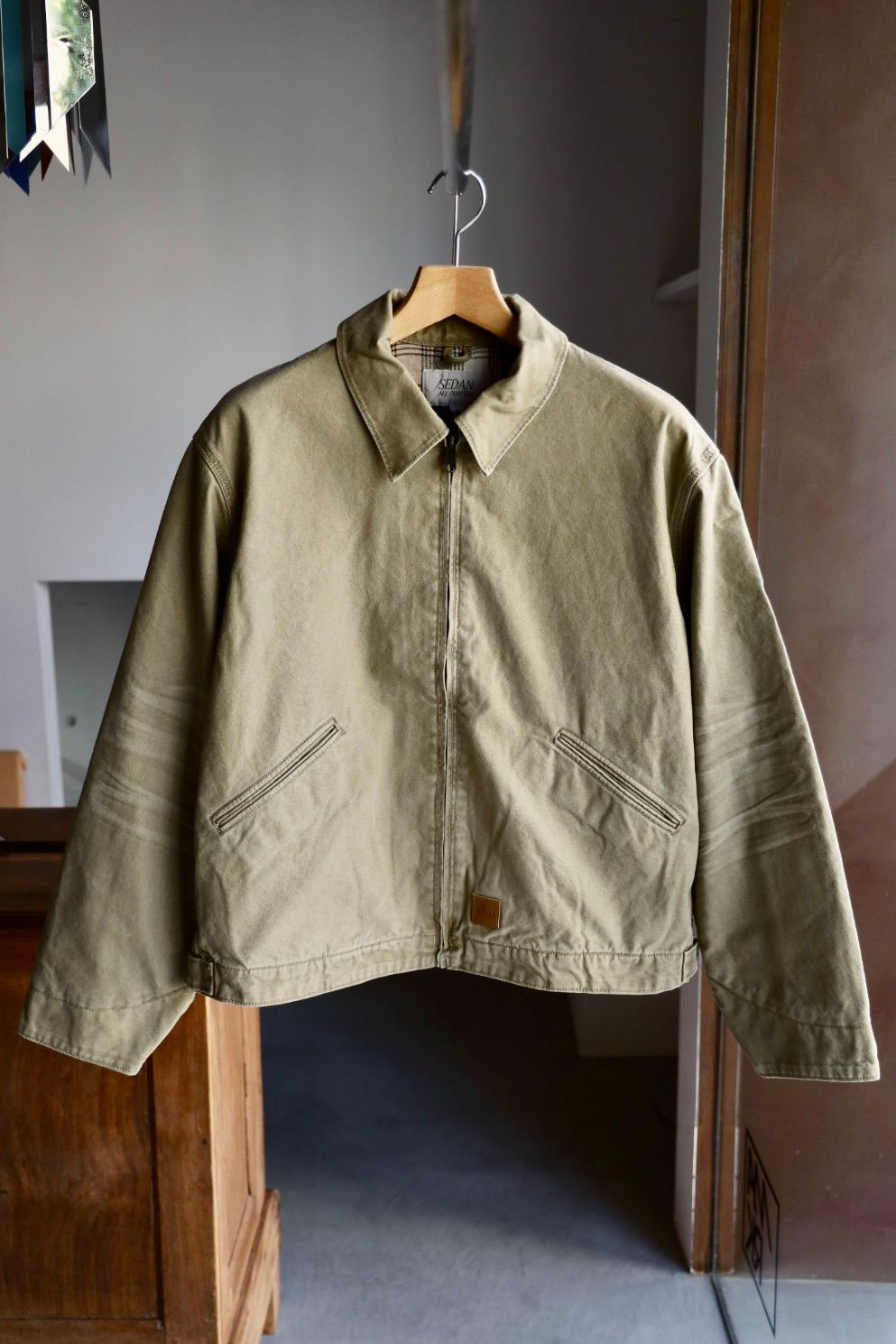 セダンオールパーパス FW25 Vintage Washed Cotton Duck Jacket(SD25F-JK02)Khaki☆9月6日(土)発売！