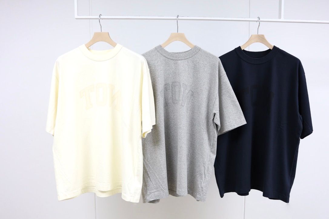 blurhms ROOTSTOCK ブラームスルーツストック 26SS NOT-PRINCE 88/12 Print Tee WIDE(bROOTS25S36S26B)IVORY x FADE BAGE☆4月17日(金)新作発売！