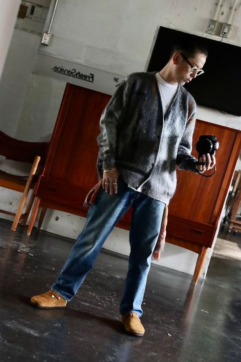 ヨーク22AW STILL JACQUARD CARDIGANスタイル.2022.9.6.