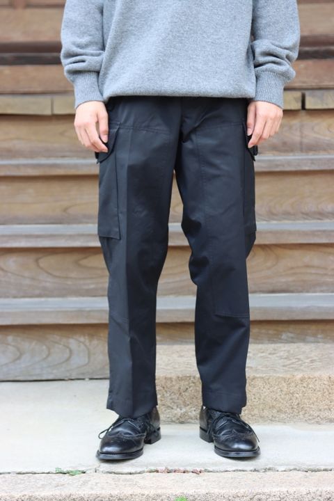COMME des GARSONS HOMME ラムウール天竺ロゴ刺繍ニット(HH-N007-051) style.2021.09.26