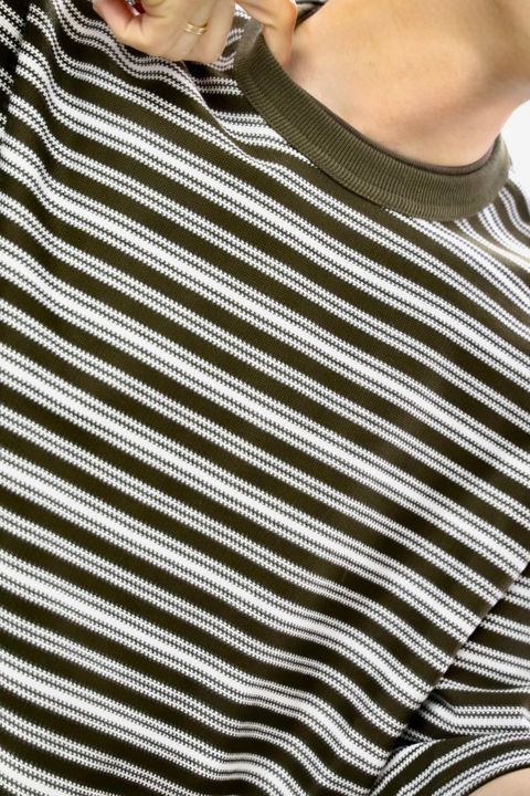COMME des GARCONS HOMME 26SS ラッセルボーダーTシャツスタイル
