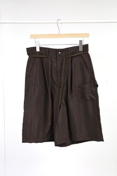 プロダクトトゥエルブ 26SS Silk Nylon Short Work Pants(26SS-PPT11)BROWN☆新作発売！