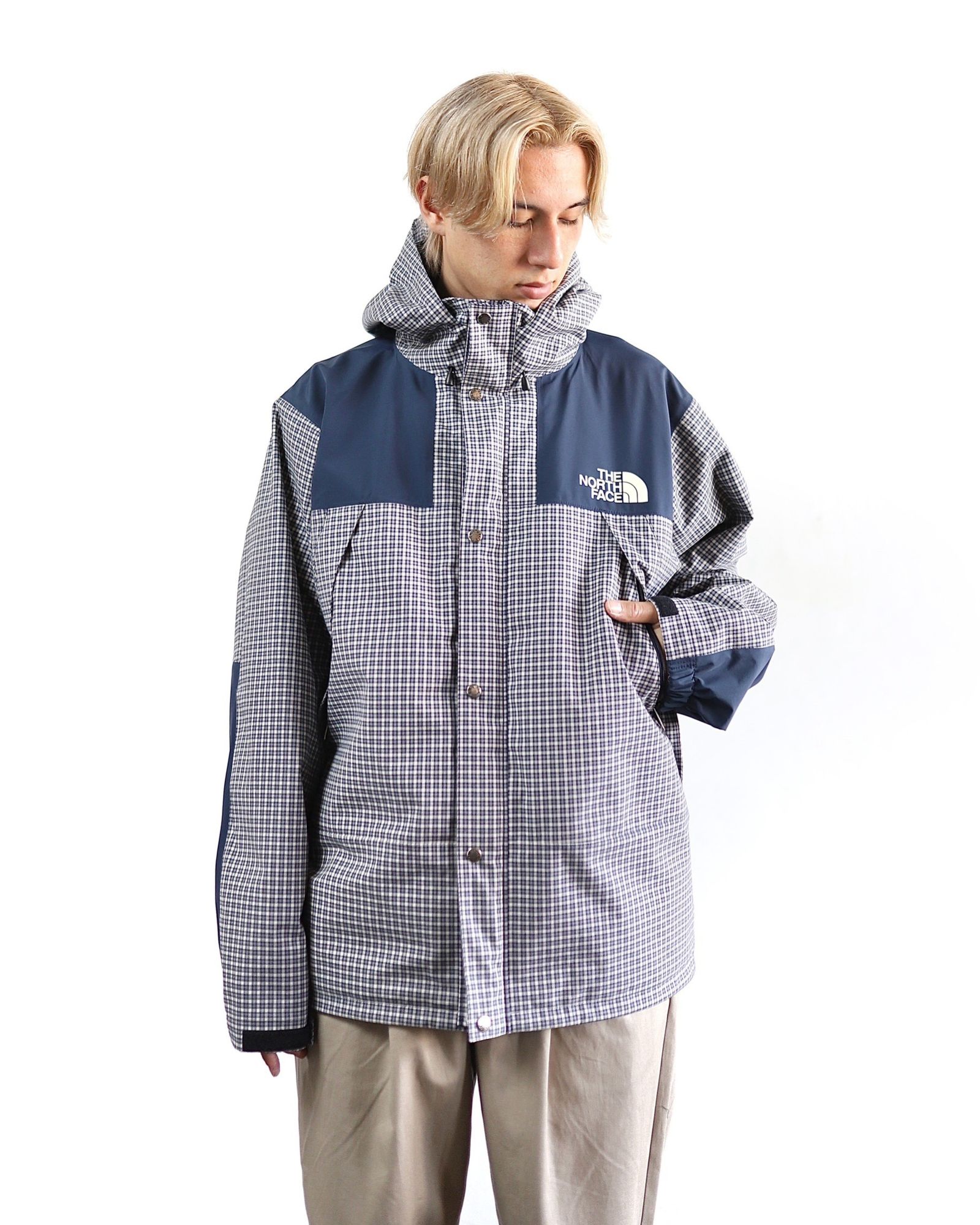 JUNYA WATANABE MAN - ジュンヤワタナベマン24SS eYe JUNYA WATANABE MAN×THE NORTH FACE  コラボマウンテンパーカー(WM-J910-100)BEIGExNAVY☆3月15日(金)発売！ | mark