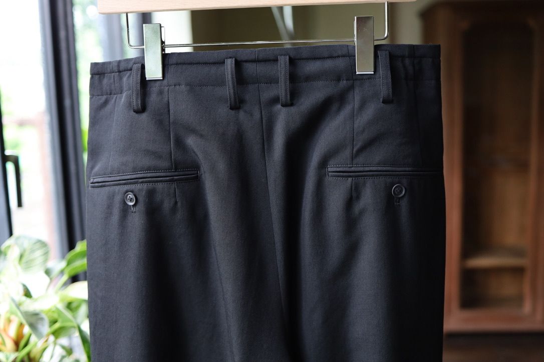 Yohji Yamamoto  テーパードワイドトラウザーズ(HW-P48-100-2A26)BLACK☆7月8日(水)発売！