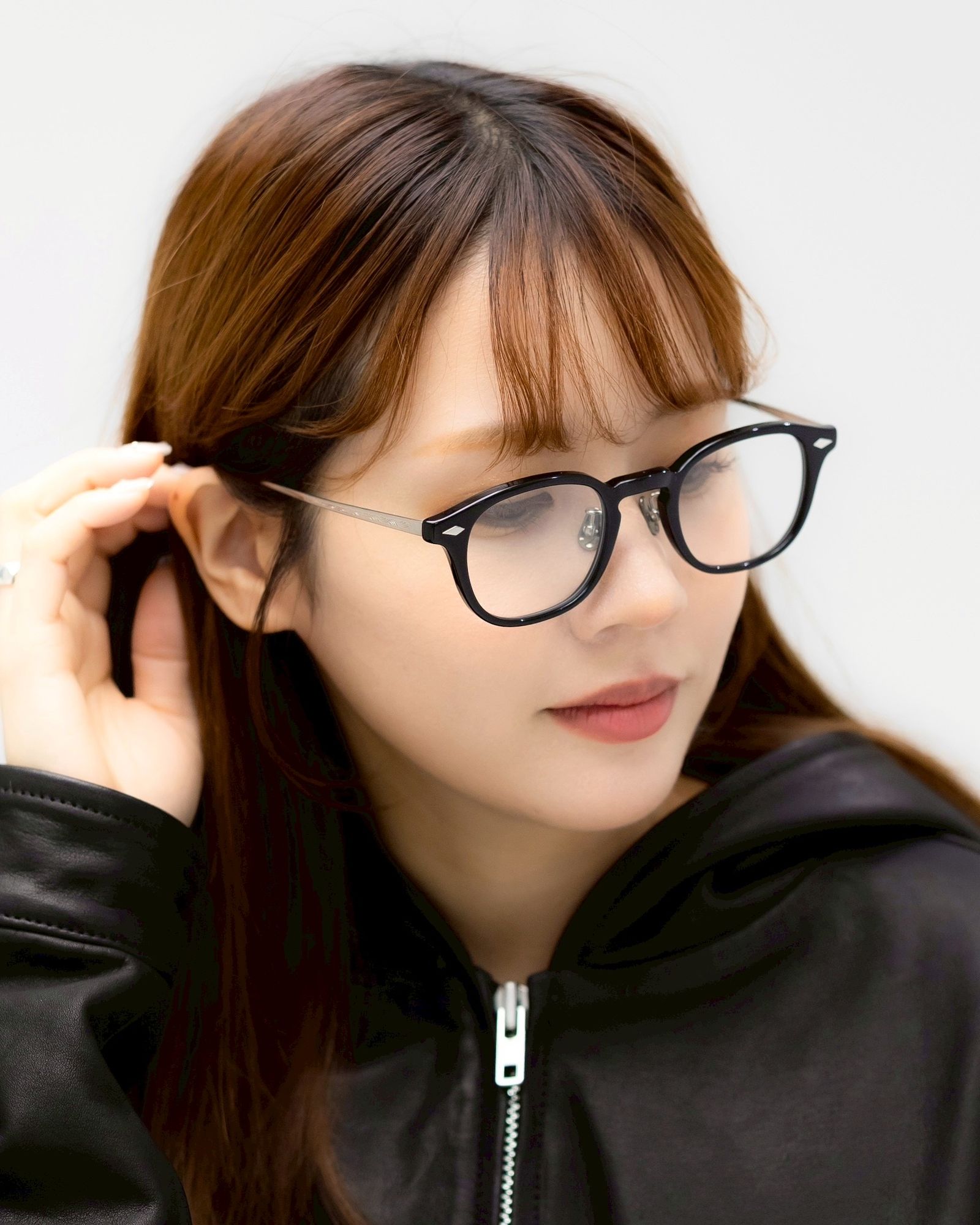 ノチノオプティカル  "JIFUSAN" #1. GLOSS BLACK × CLEAR to GREY(調光モデル)☆11月22日(土)再入荷！