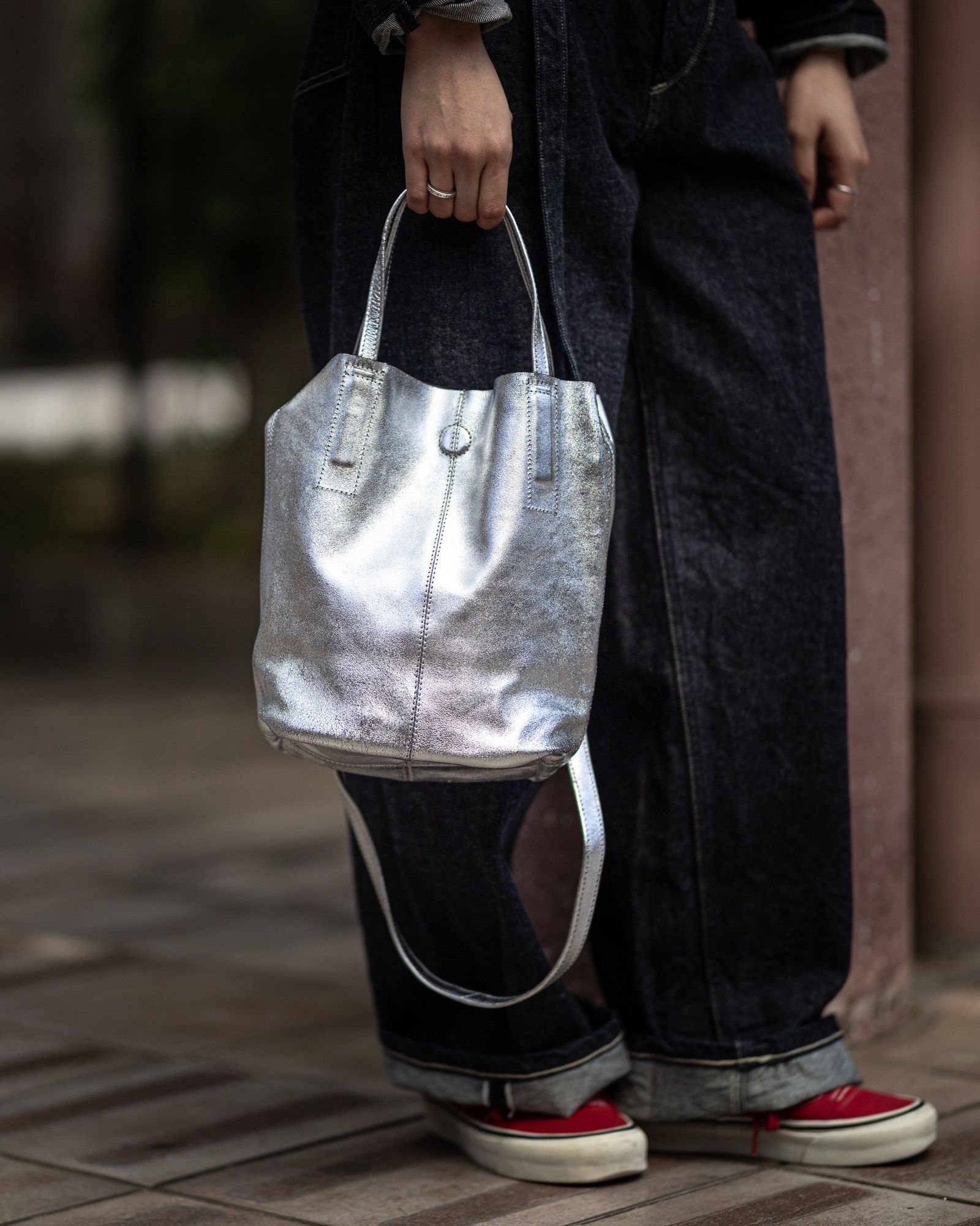 Morphee / モルフェトートバッグ 【SHORT】2WAY SMALL TOTE (SS-SIL) SILVER☆再入荷しました！