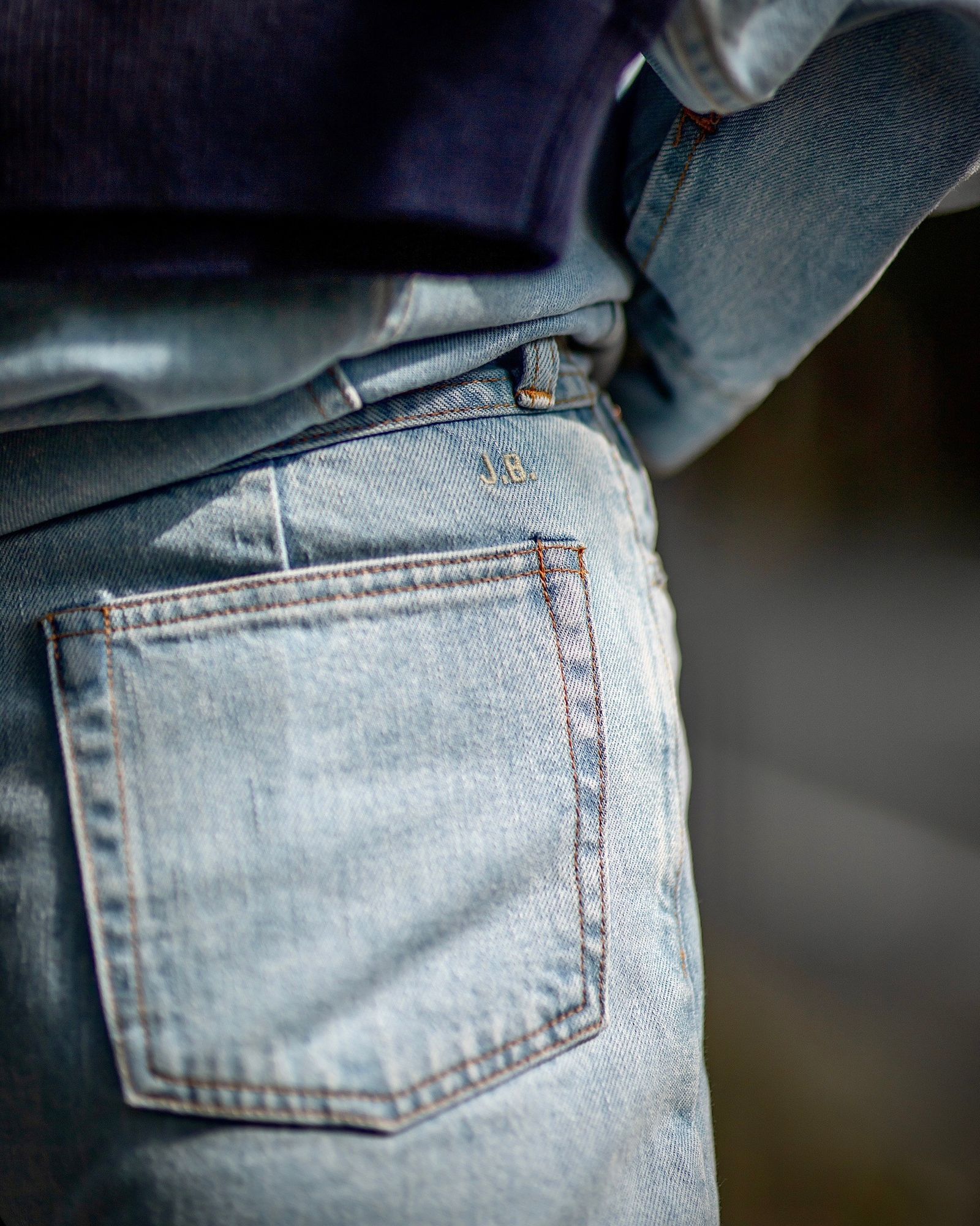 J.B. ATTIRE Paris jean jacket×Paris denim style 2024.07.25