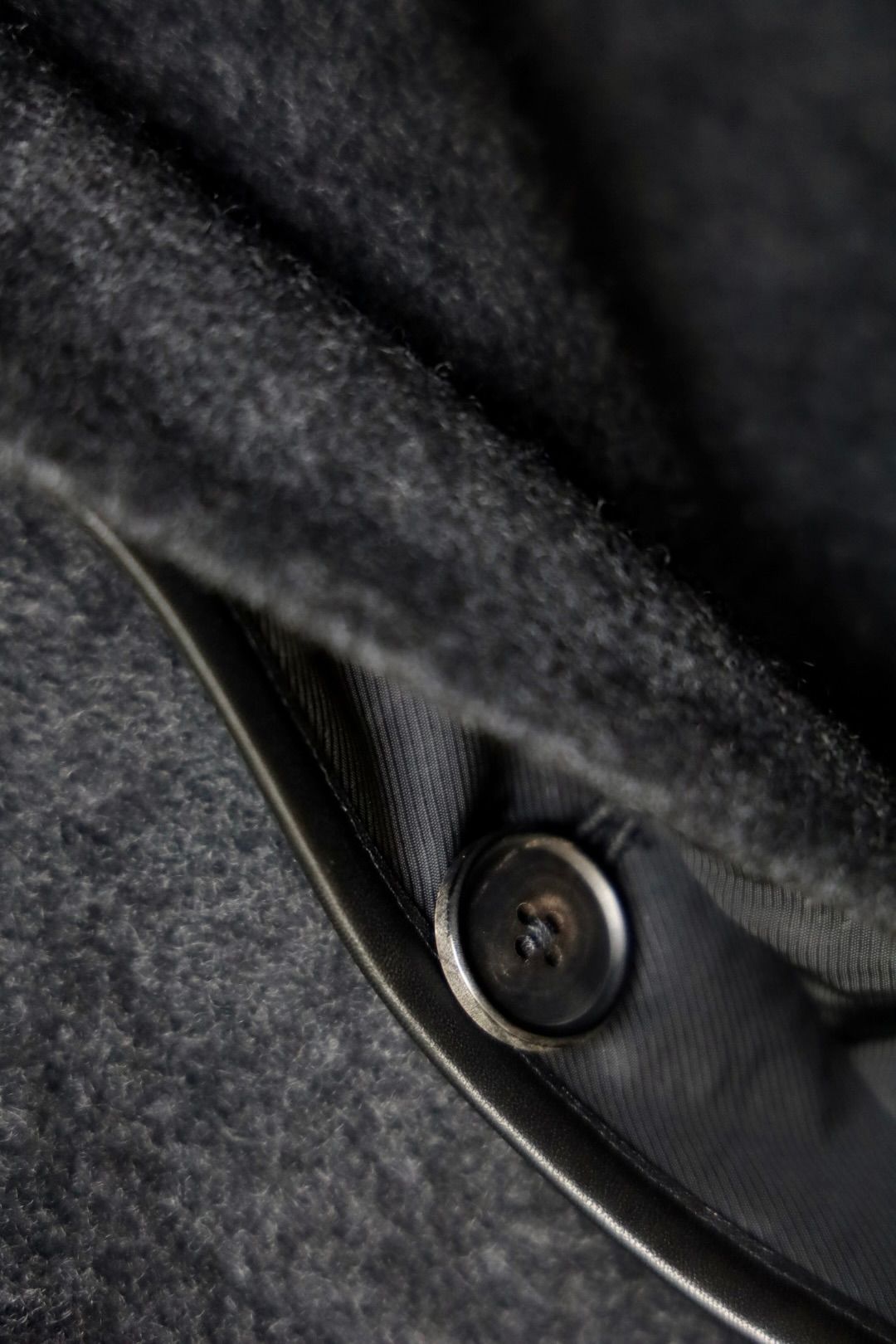 アプレッセ Cashmere Melton Long Coat(24AAP-01-11H)CHARCOAL