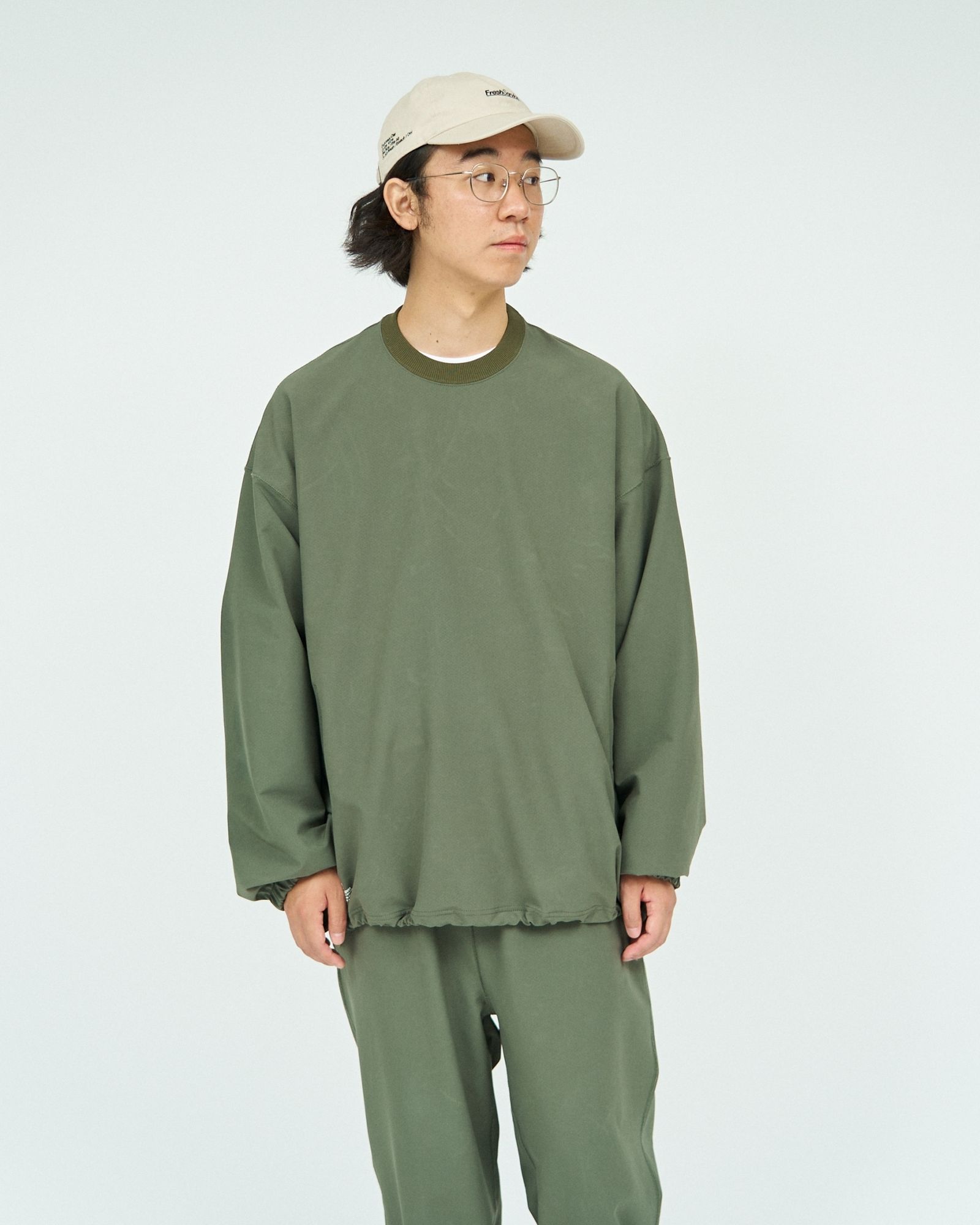 フレッシュサービス STORMFLEECE CREW NECK PULLOVER(FSC243-70207)KHAKI