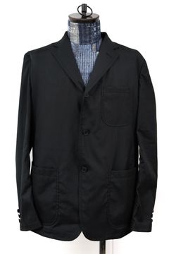 コムデギャルソンオム26SS 綿ブロード 3Bジャケット(HQ-J103-051)BLACK★4月3日(金)発売！