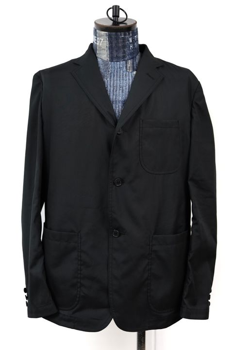 コムデギャルソンオム26SS 綿ブロード 3Bジャケット(HQ-J103-051)BLACK★4月3日(金)発売！