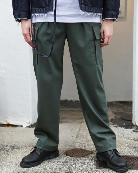 YOKE DETACHABLE POCKET DENIM JACKET(YK21SS0196B) style. 2021.04.05.