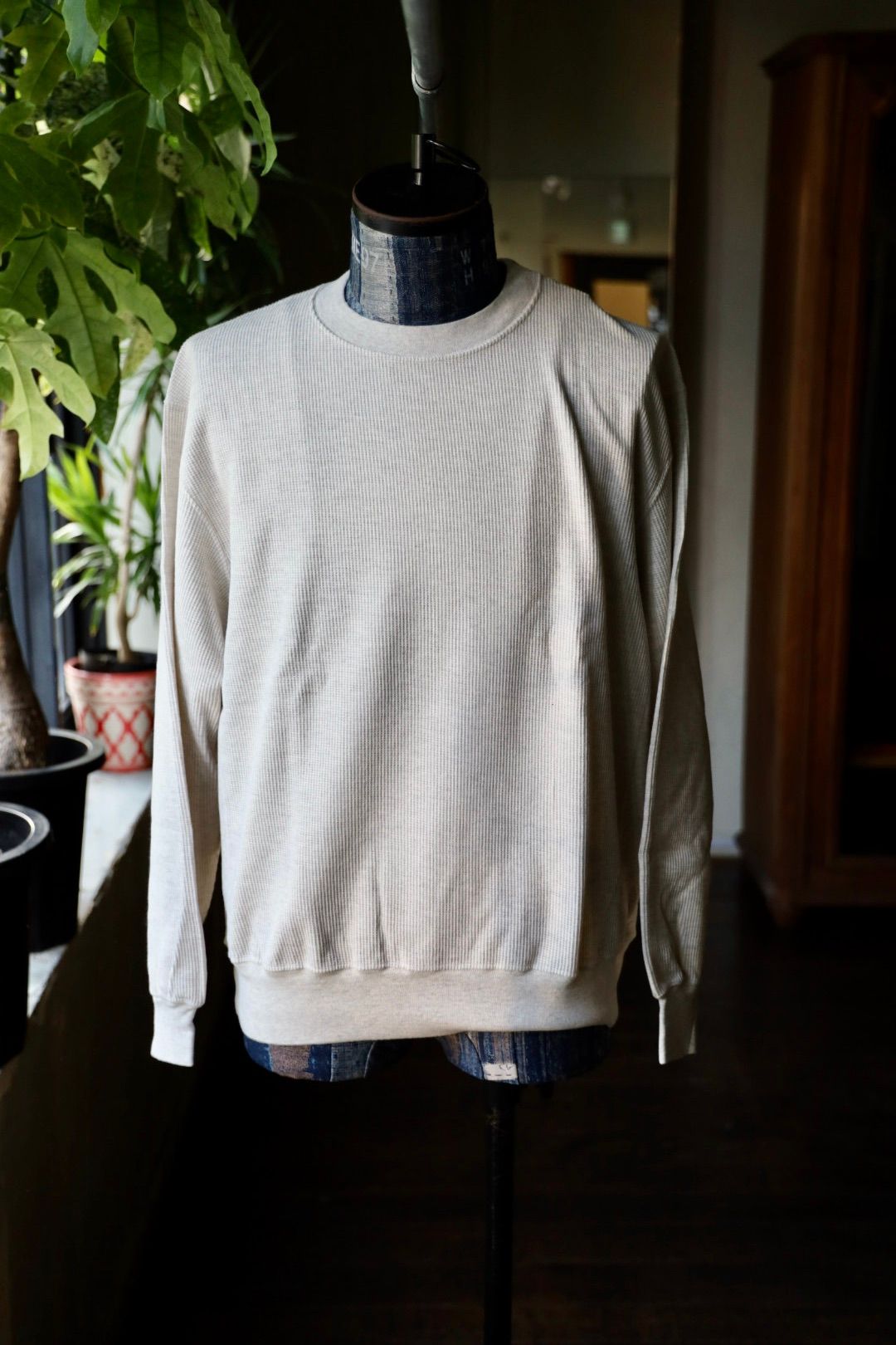 blurhms Mens 25FW Rough&Smooth Thermal P/O(bROOTS24F29F25)HeatherOatmeal☆8月29日(金)新作発売！