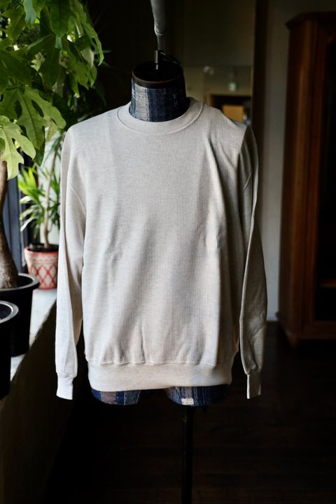 blurhms Mens 25FW Rough&Smooth Thermal P/O(bROOTS24F29F25)HeatherOatmeal☆8月29日(金)新作発売！