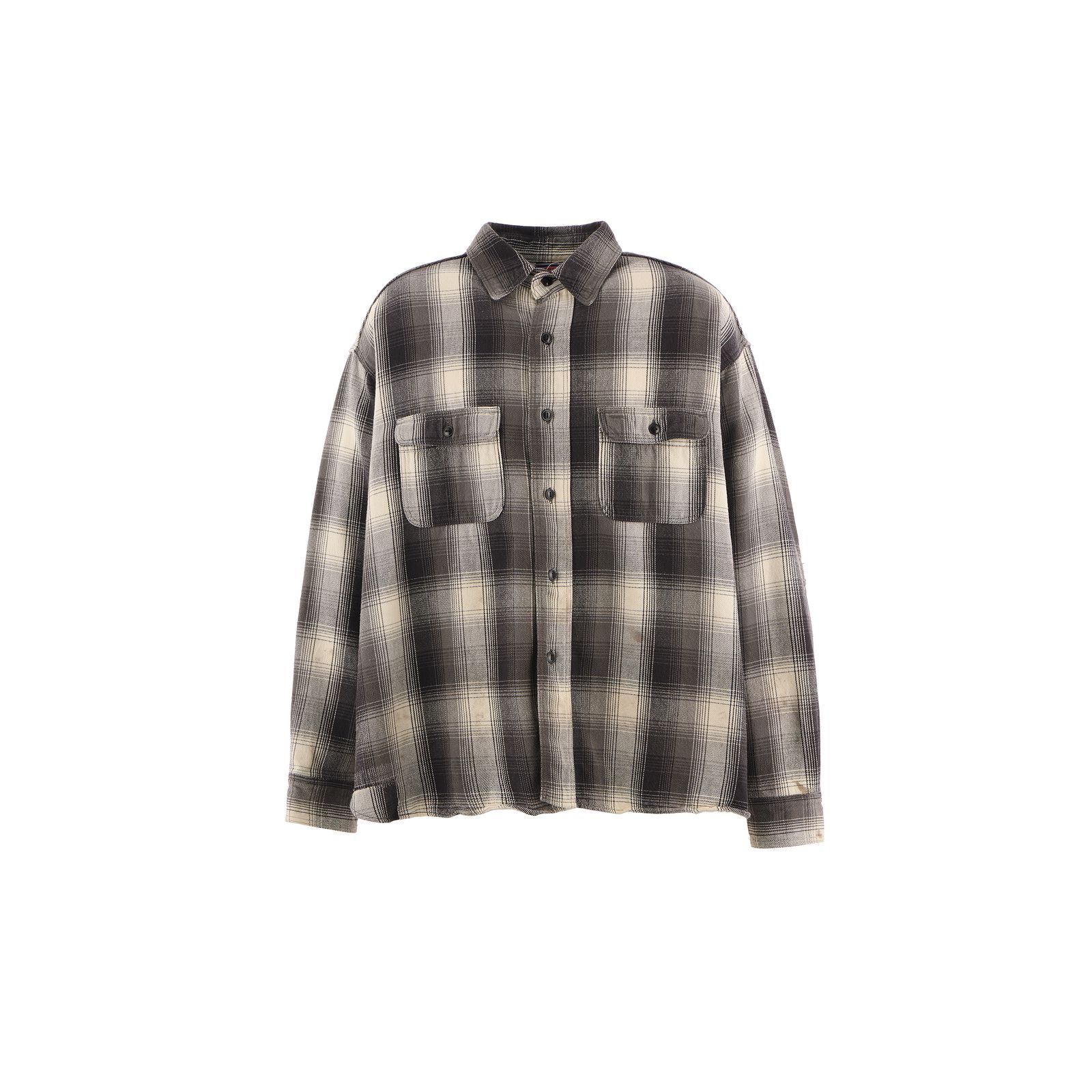 セントマイケル Tシャツ BB_FLANNEL CHECK SHIRT(SM-HR1-0000-C52)BLACK★9月27日(土)発売！