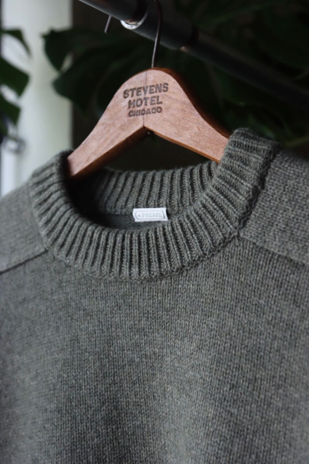 A.PRESSE - アプレッセ22FW Pullover Sweater(22AAP-03-05H)GREEN | mark