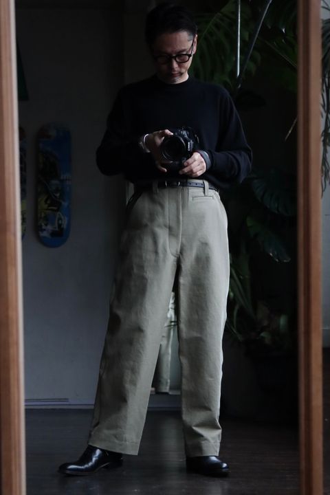 A.PRESSE アプレッセ23SS Motorcycle Trousersスタイル