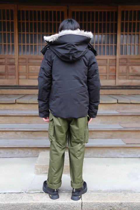 CANADA GOOSE RUSSELL PARKA"BLACK"style.2020.8.8.