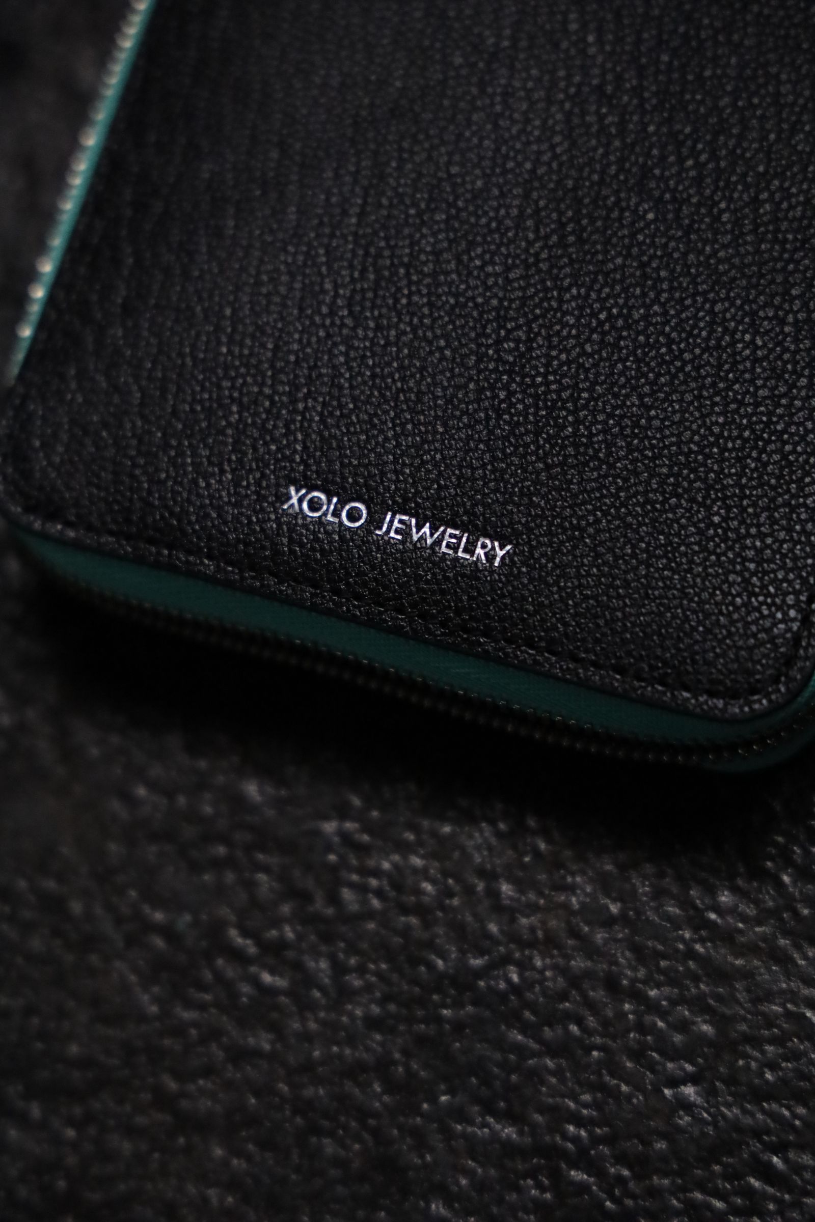 XOLO JEWELRY ショロジュエリー / Round Zip Wallet (XOWC002TEA) TEAL