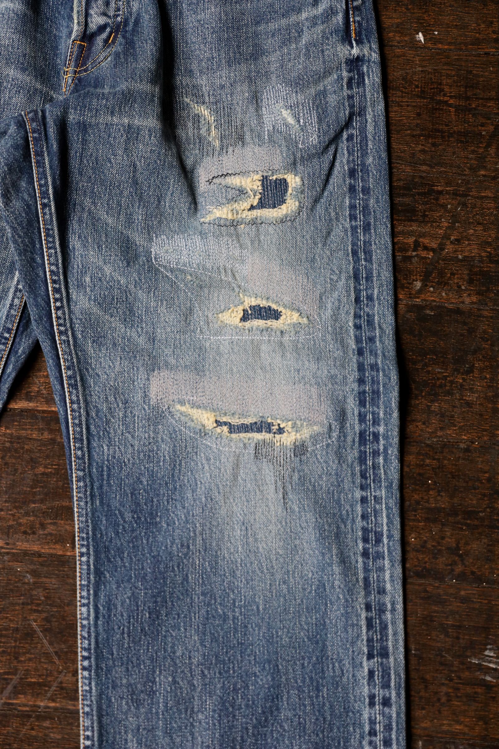 ファンダメンタル デニムパンツ CLASSIC STRAIGHT DENIM CS124 (FA25/MG124)INDIGO