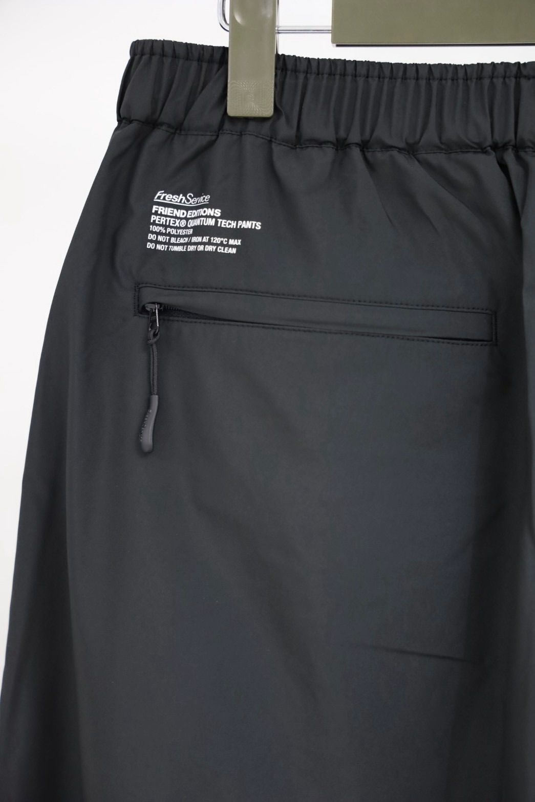 フレッシュサービス 26AW PERTEX® QUANTUM TRAINING PANTS "LOGO"(FSC263-40120FE)BLACK☆8月29日(土)新作発売！
