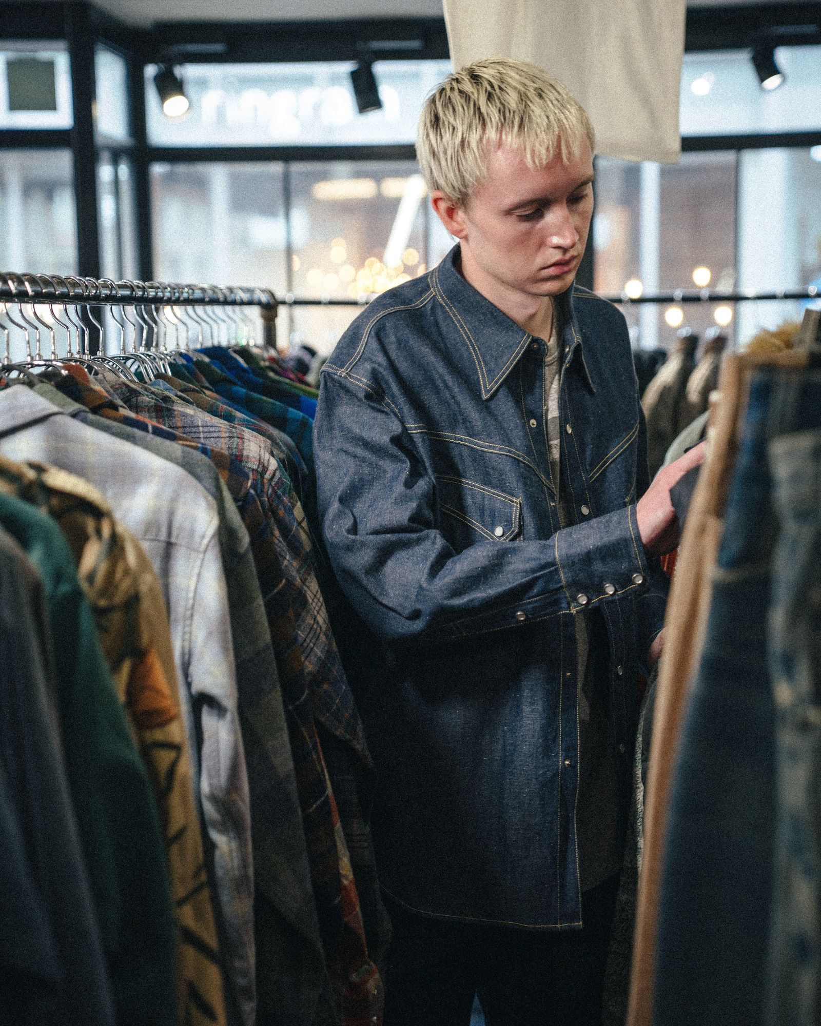 セントマイケル 26SS BBJ_DENIM SHIRT(SM-MK8-0000-C43)BLUE☆2月7日(土)10:00発売！