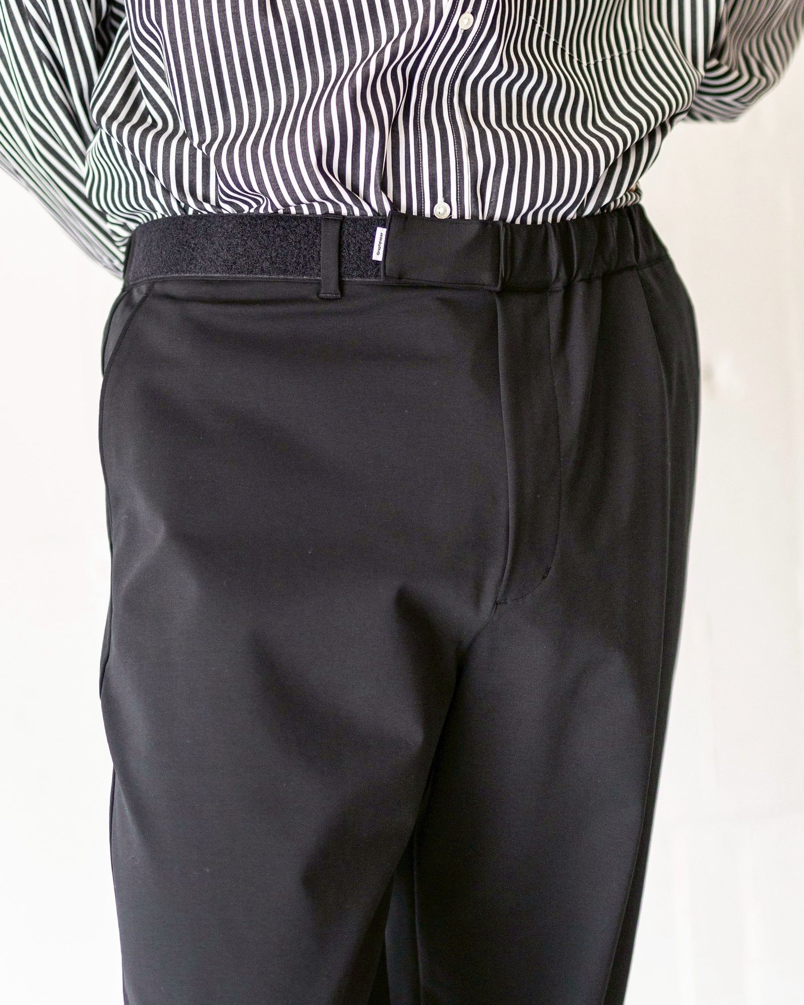 グラフペーパー25AW Compact Ponte Chef Pants (GM253-40040B)BLACK