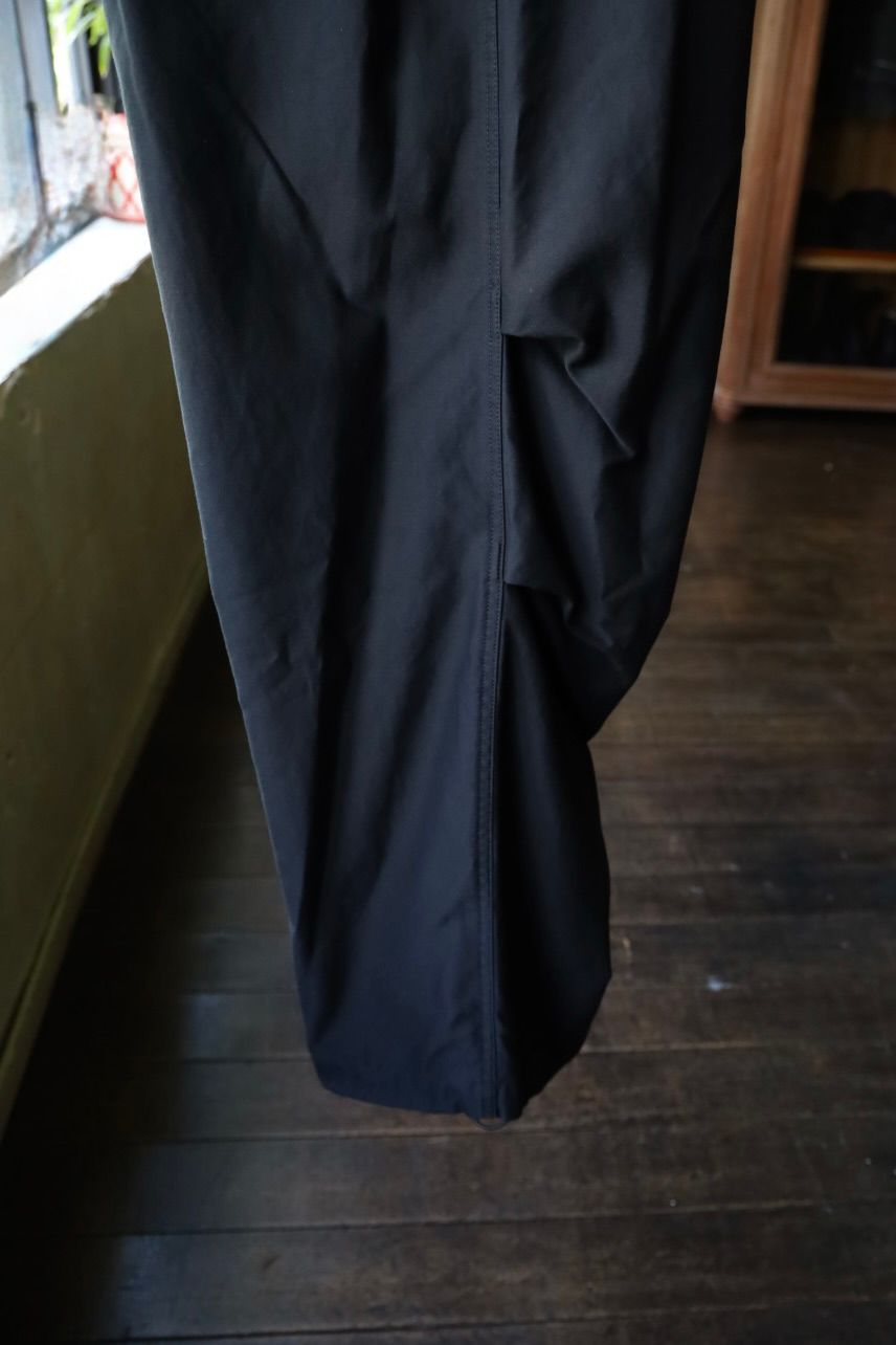 グラフペーパー 25AW Cotton Cupro Back Satin Military Pants(GM253-40345)BLACK☆9月6日(土)発売！