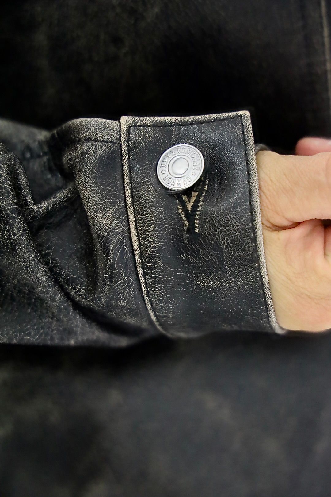 ©SAINT M×××××× セントマイケル 26SS BBJ_LEATHER JACKETスタイル