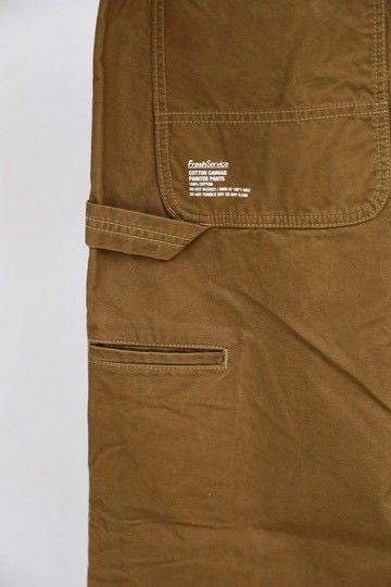 フレッシュサービス 26AW COTTON CANVAS PAINTER PANTS(FSC263-40033)CAMEL☆9月5日(土)新作発売！