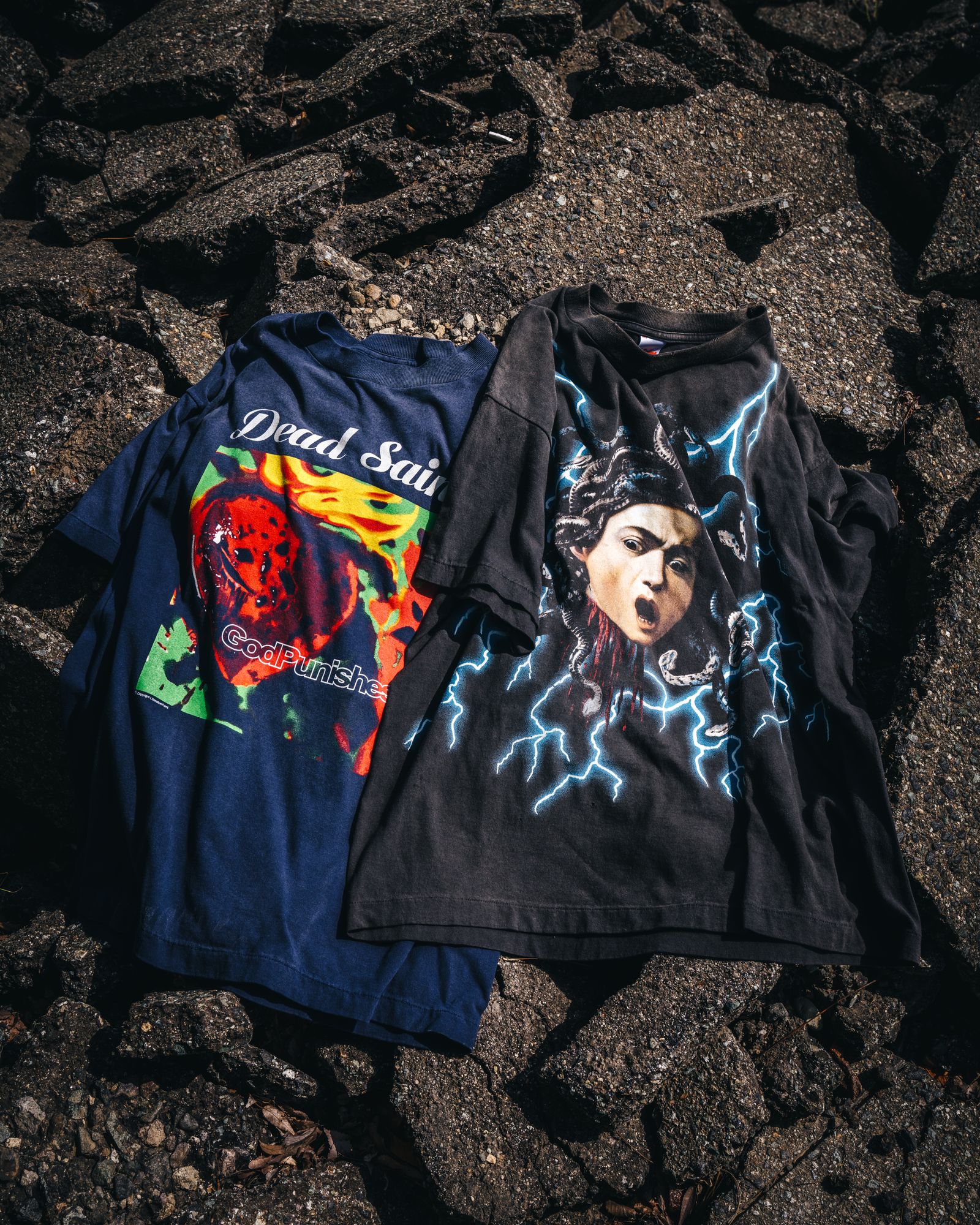セントマイケル24AW DEAD SAINT SS TEE(SM-YS1-0000-010)NAVY