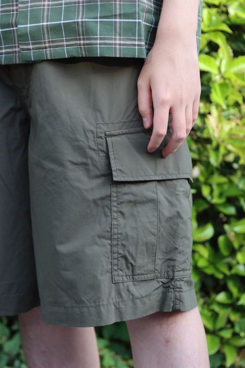 COMME des GARCONS HOMME リネン綿チェック x 綿タイプライター S/S オープンカラーシャツ style.2022.5.6