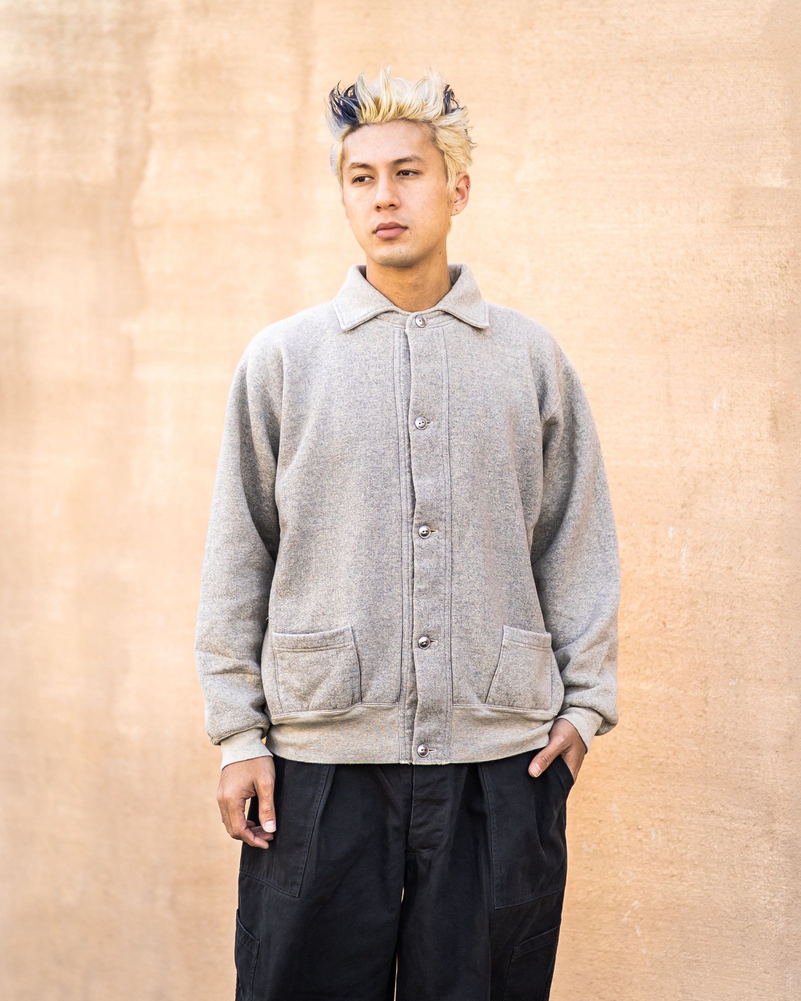 アプレッセ 2026 STYLE1 Vintage Sweat Cardigan(26SAP-05-14)GRAY☆12月13日(土)発売！