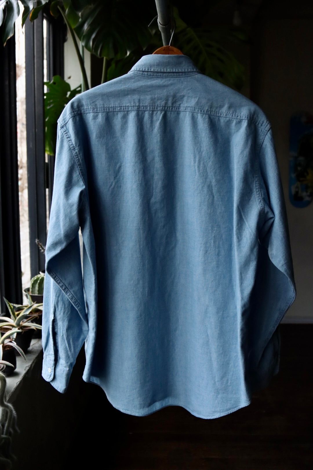 A.PRESSE - アプレッセ23SSデニムシャツ Washed Chambray Shirt(223SAP-02-01H)INDIGO | mark