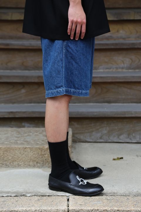 Graphpaper Selvage Wool S/S Oversized Box Shirt(GM212-50260) style. 2021.06.20.