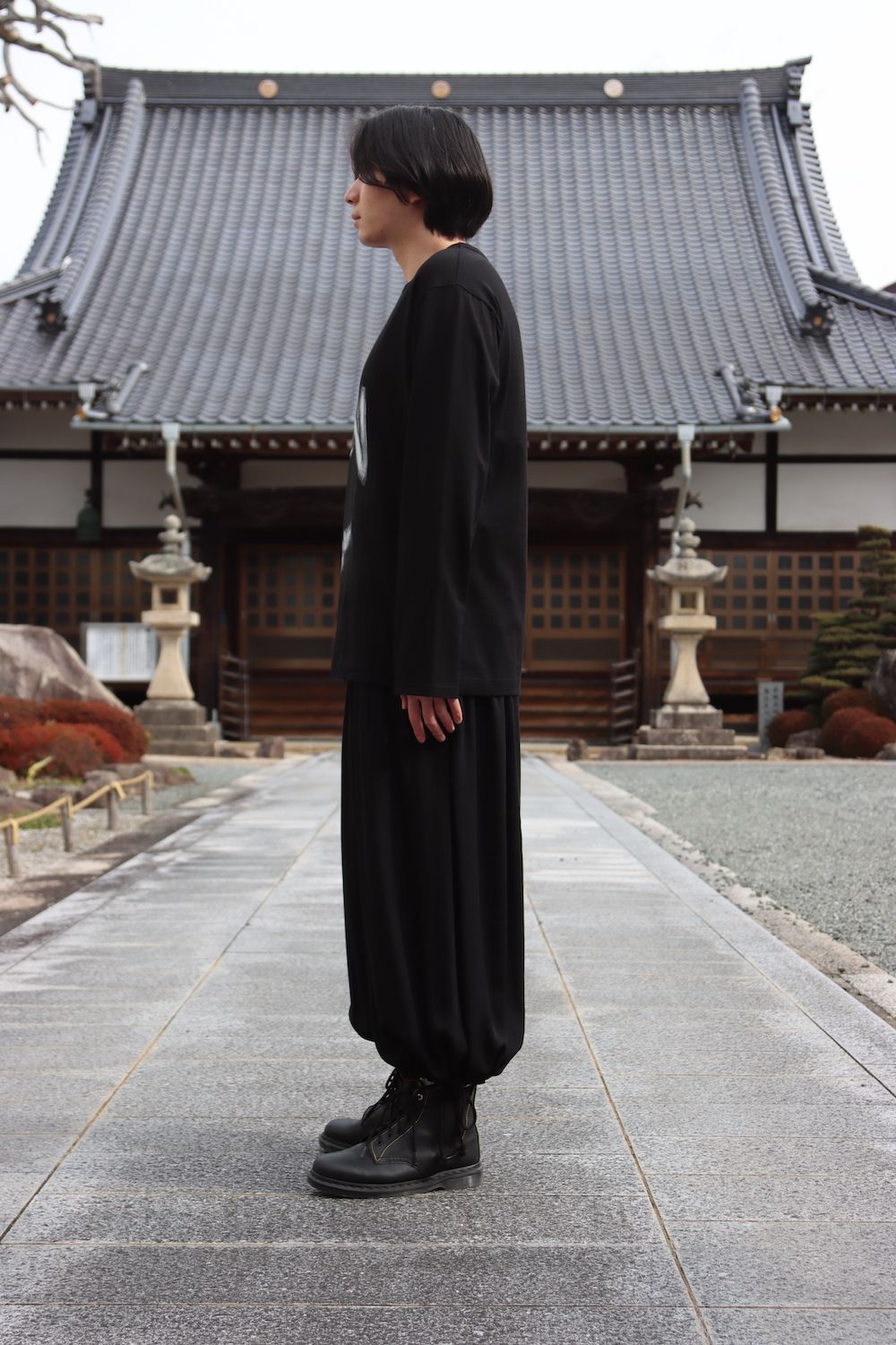 yohji yamamoto MAHABARA PLAIN STITCH WOMAN PRINT LONG SLEEVES style.2022.1.30 ※2月2日発売