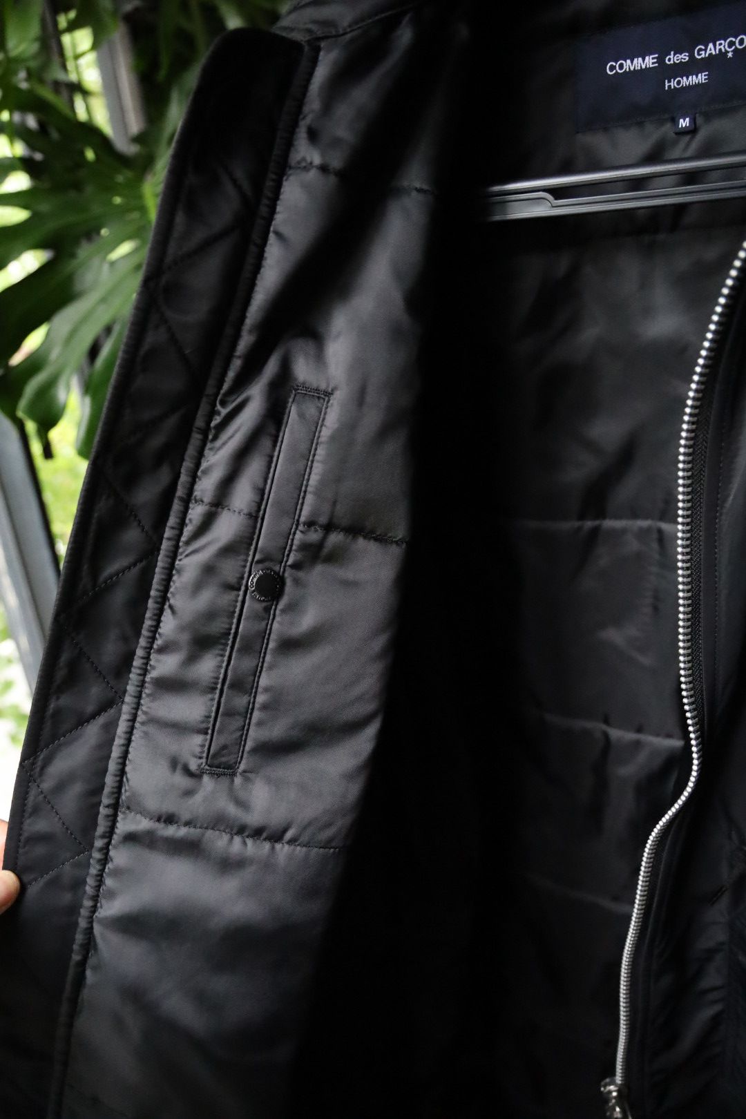 コムデギャルソンオム24AW ナイロンツイルコート(HN-C004-051)BLACK☆10月4日(金)発売！