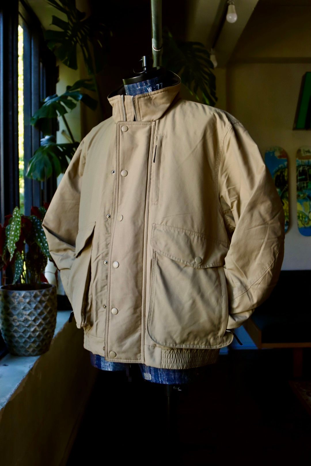 セダンオールパーパスFW23 Fleece Lined Jacket (SD23F-JK03)Khaki