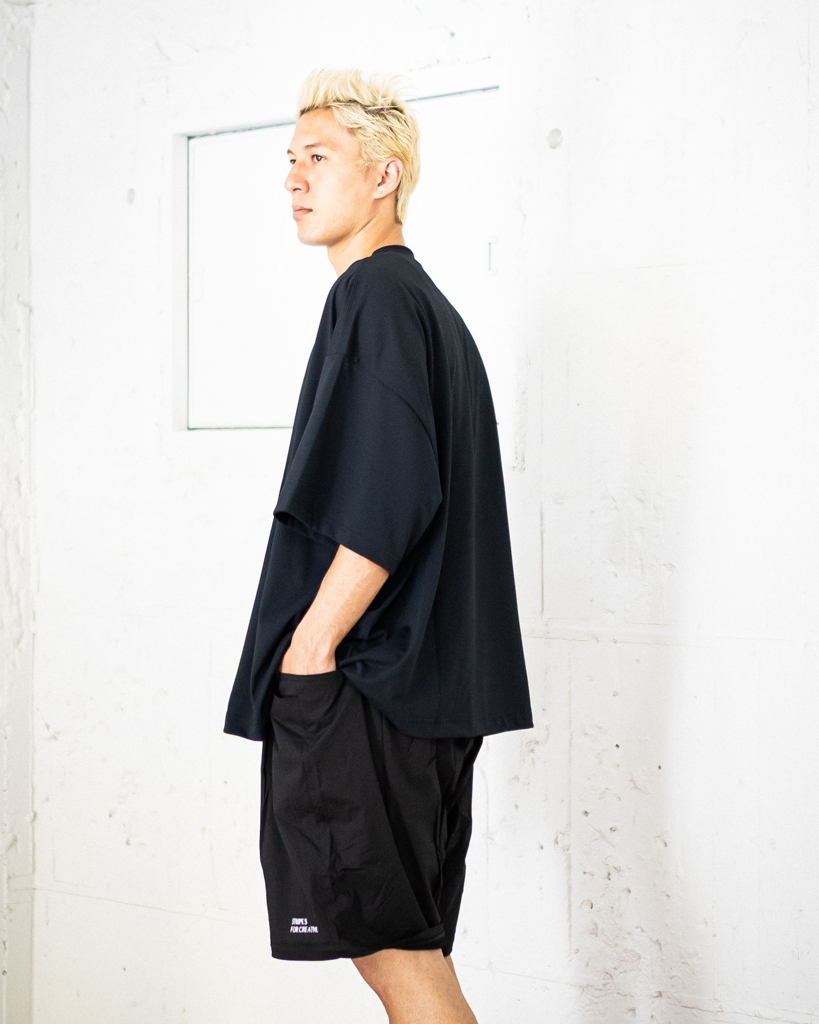 S.F.C SUPER WIDE DETACHABLE PANTS (BLACK) スタイル 5月10日