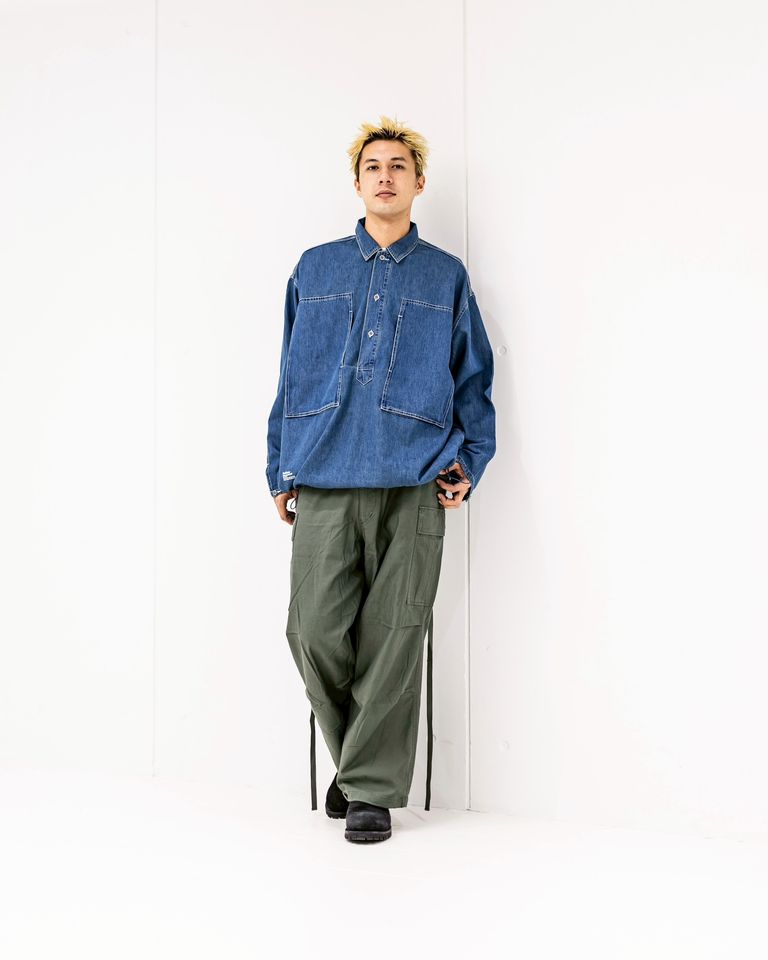 FreshService DENIM PULLOVER SHIRT(FADE INDIGO)10月11日(土)新作発売！