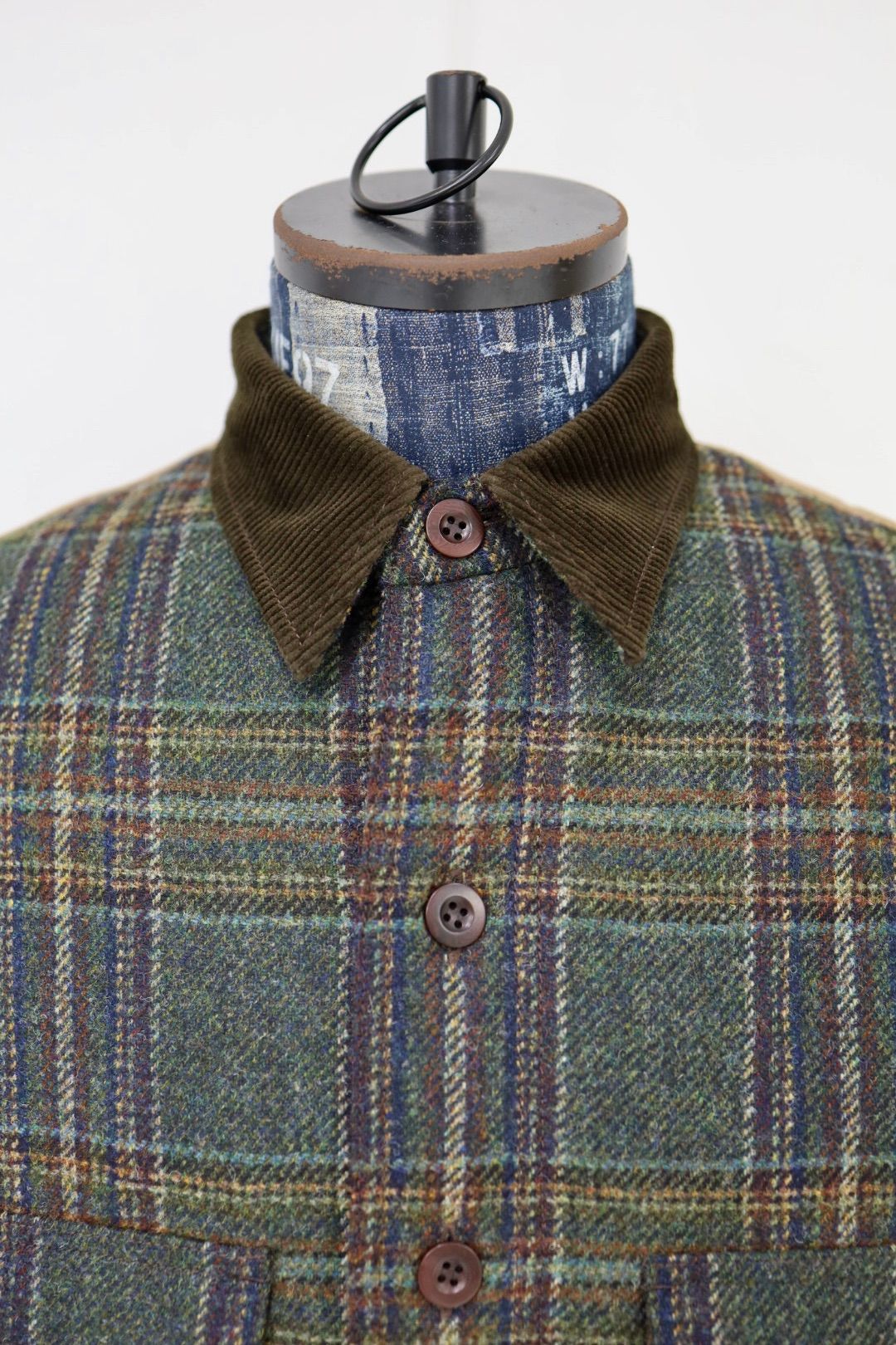 ジュンヤワタナベマン 25AW FILSON Wネーム ウールチェックツイードレザージャケット(WP-B002-051)☆11月1日(土)発売!