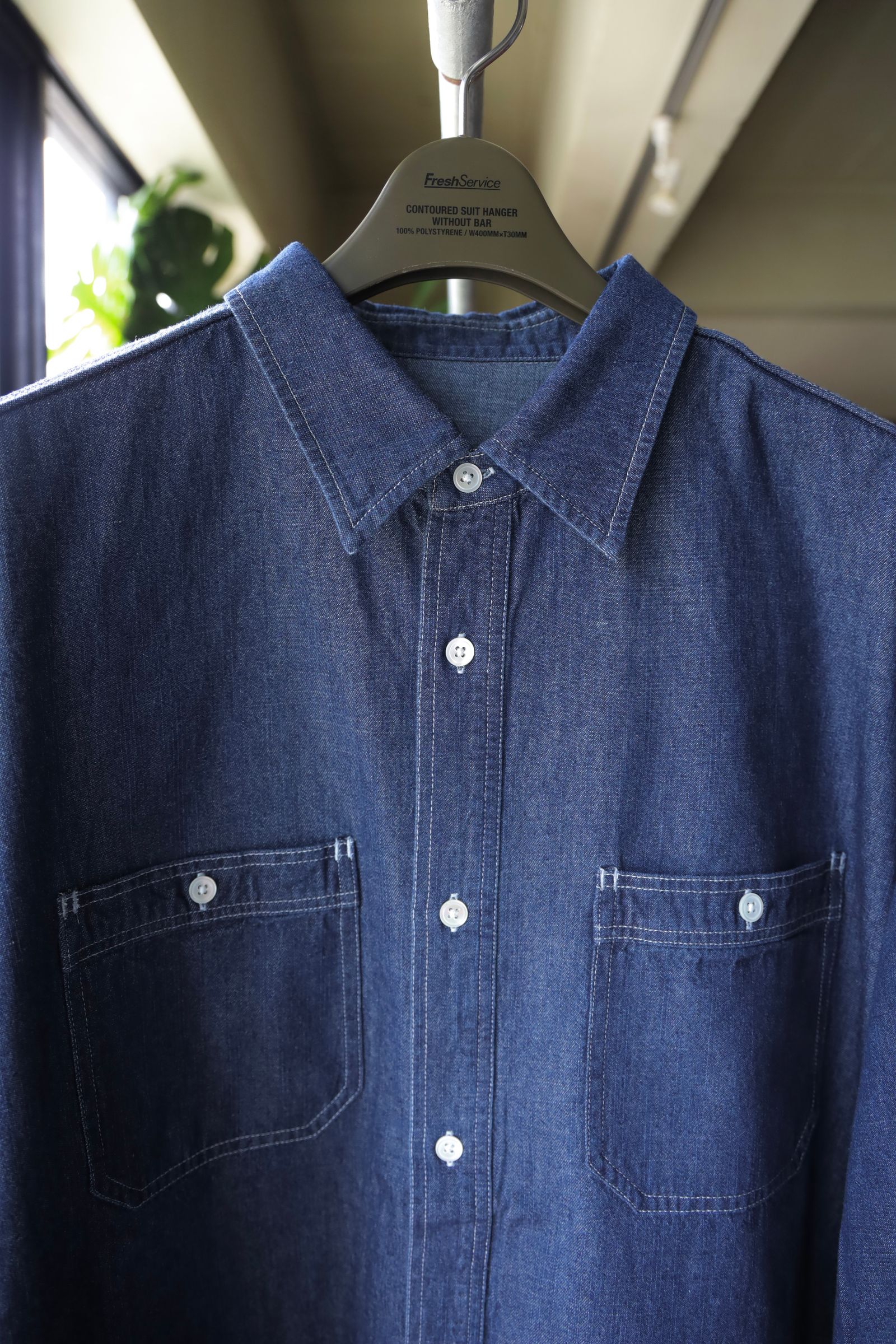 フレッシュサービス LIGHT DENIM L/S SHIRT (FSC252-50045)DARK FADE☆6/21(土)発売！