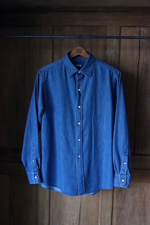 アプレッセ24SSデニムシャツ Washed Denim Shirt(24SAP-02-04H)INDIGO