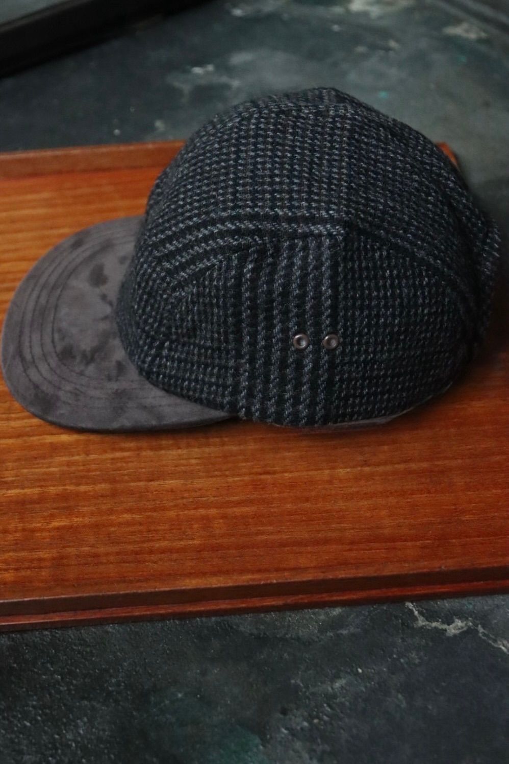 エンダースキーマ 25SA キャップ tweed jet cap(xu-c-twc)brown