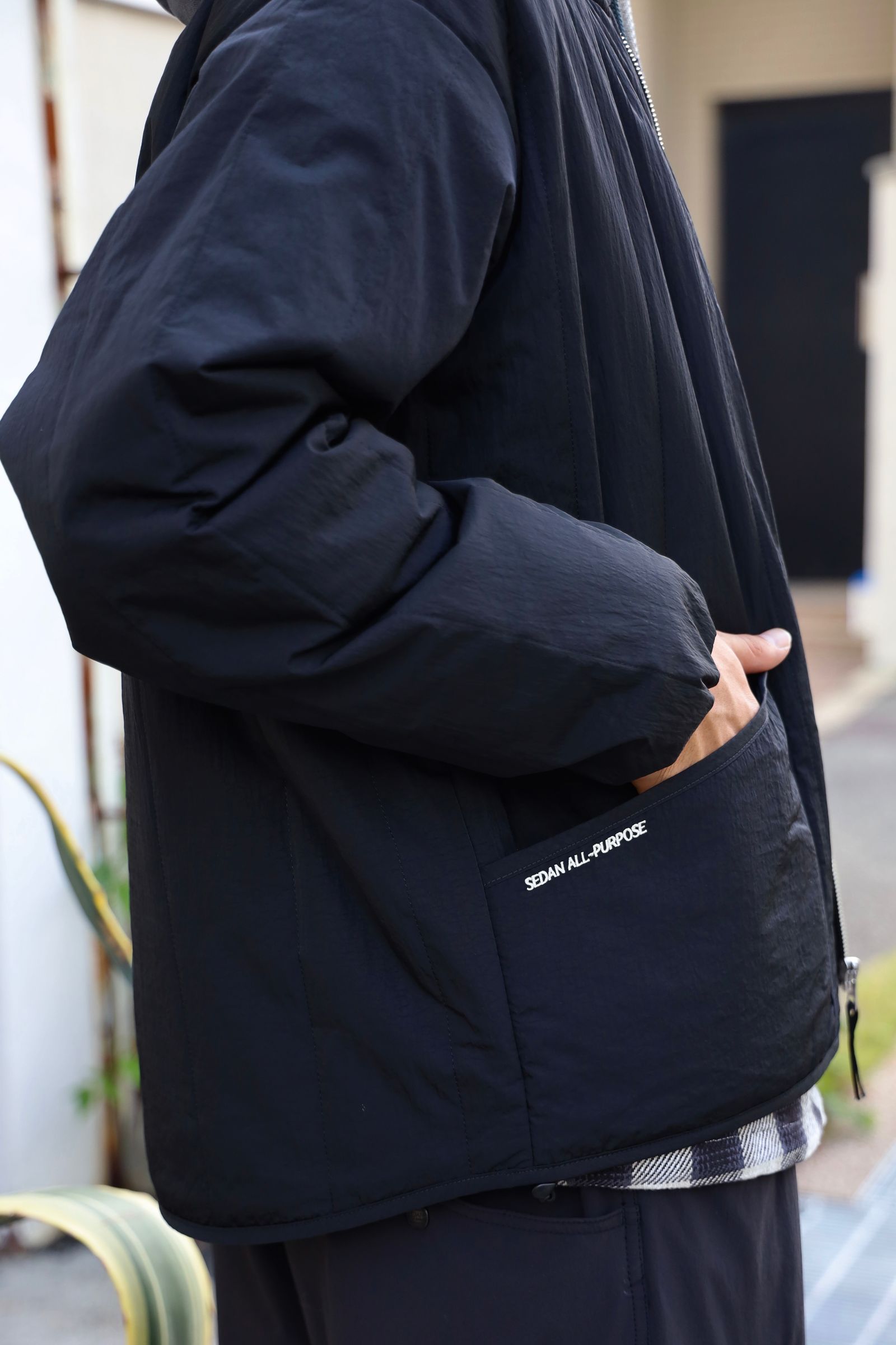 blurhms silk Fleece Track Jacketセットアップスタイル 新作発売！