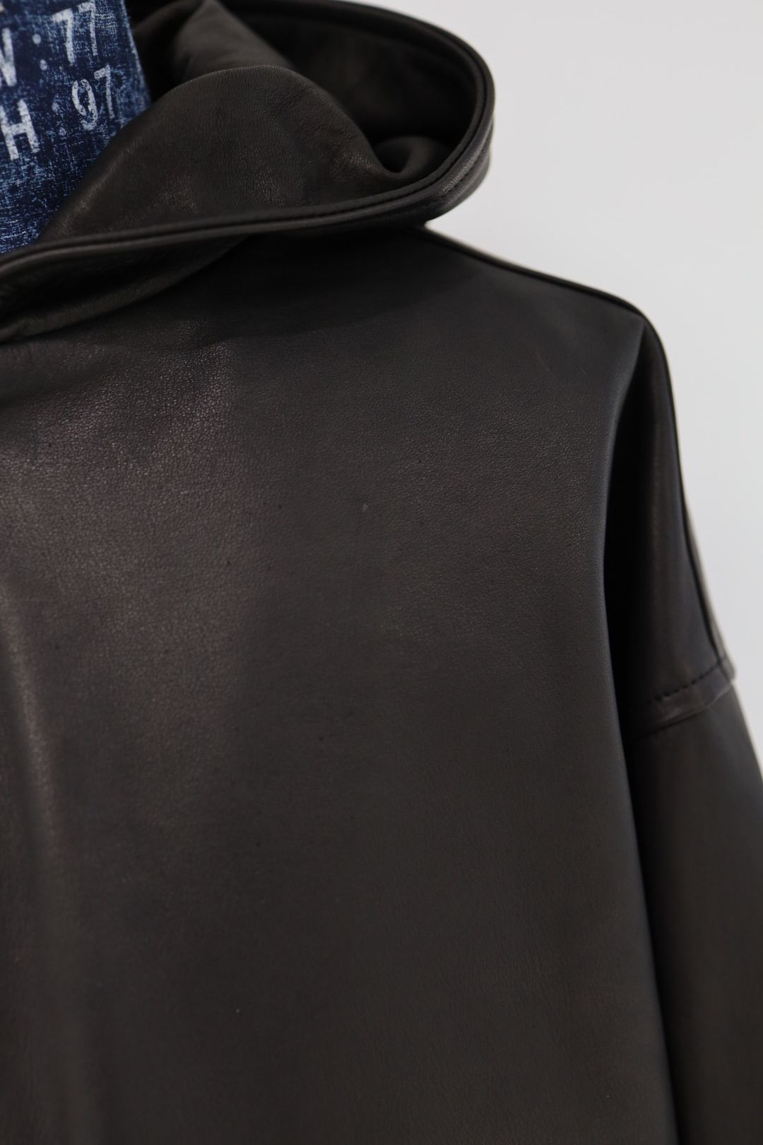 S.F.C 25FW エスエフシー LEATHER HOODIE JACKET(SFCFW25J01)Black★11月22日(土)発売！