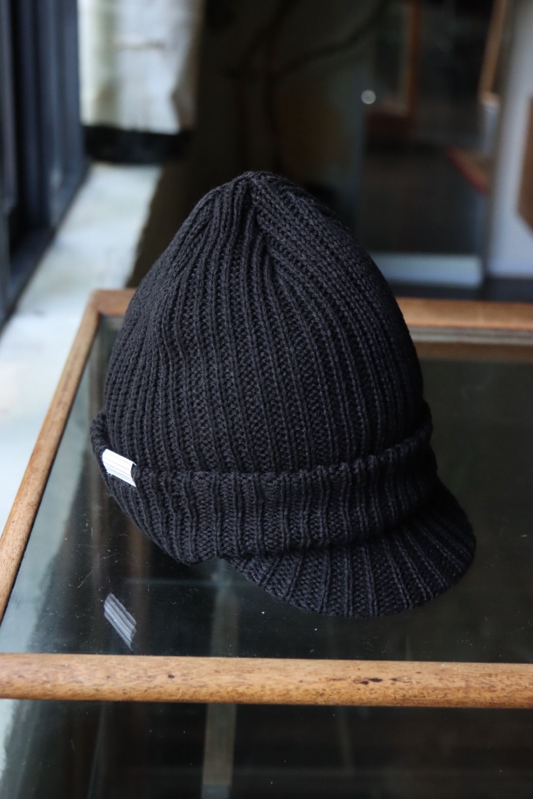 S.F.C 23FW BRIM KNIT CAP(SFCFW23AC03)Black