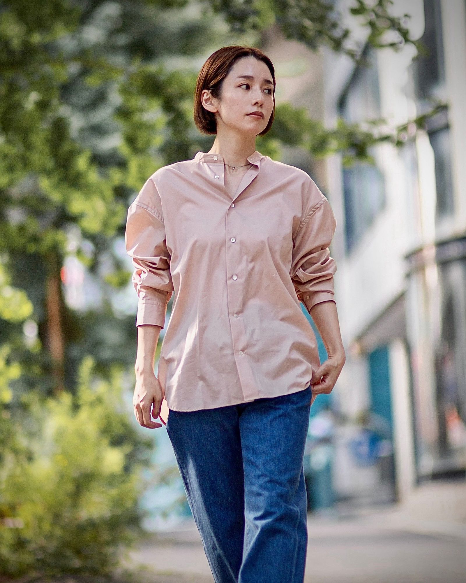 J.B. ATTIRE  Paris pink shirts style 2024.07.25