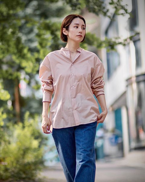 J.B. ATTIRE  Paris pink shirts style 2024.07.25